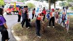 หัวหน้าส่วนราชการ พนักงานร่วมปรับภูมิทัศน์ ตัดหญ้า ทำความสะอ