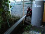 งานป้องกันและบรรเทาสาธารณภัย ดำเนินการฉีดล้างท่อระบายน้ำ ราง