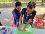 ลงพื้นที่มอบวัคซีนและฉีดวัคซีนป้องกันโรคพิษสุนัขบ้า สำหรับพื